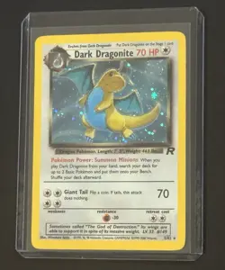 Dark Dragonite 5/82 Team Rocket Holo 2000 Pokemon TCG 💎 - Image 4