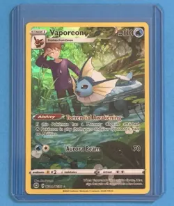 Vaporeon Trainer Gallery Rare TG02/TG30 2022 Pokemon Brilliant Stars Mint 💎 - Image 1