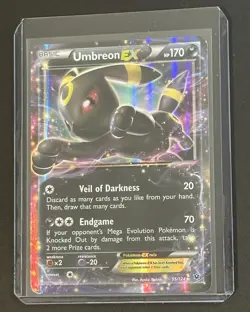 2016 Pokemon XY UMBREON EX Fates Collide Holo 55/124 NM - Mint - Image 3