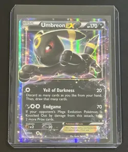 2016 Pokemon XY UMBREON EX Fates Collide Holo 55/124 NM - Mint - Image 4