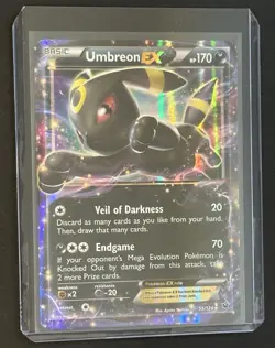 2016 Pokemon XY UMBREON EX Fates Collide Holo 55/124 NM - Mint - Image 5