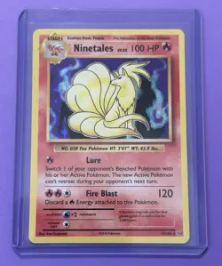 Ninetales HOLO RARE 15/108 Pokemon XY Evolutions 2016 MINT - Image 1