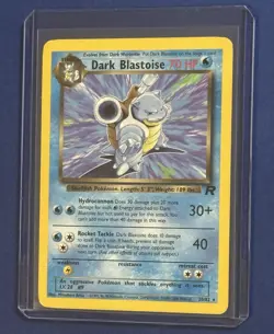 Dark Blastoise 20/82 Pokemon TCG Team Rocket Non Holo Rare - NM 💎 - Image 2