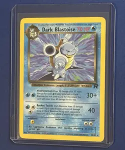 Dark Blastoise 20/82 Pokemon TCG Team Rocket Non Holo Rare - NM 💎 - Image 3