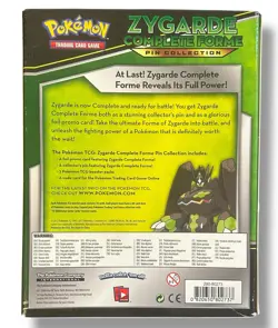 Pokemon TCG: Zygarde Complete Forme Pin Collection Box Sun & Moon Booster Packs - Image 2