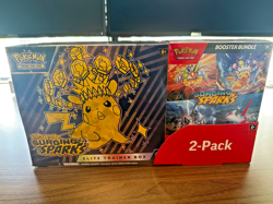 Pokemon Surging Sparks ETB & Booster Bundle | Costco 2-pack | Factory Sealed - Image 1