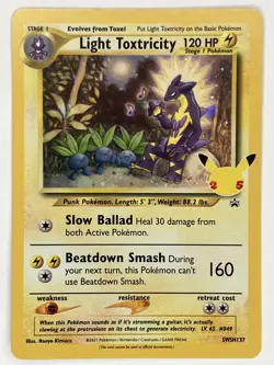 Light Toxtricity NM SWSH137 SWSH: Sword & Shield Promo 137 Pokemon TCG Holo - Image 1