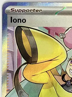 Iono NM FULL ART Paldea Evolved 254/193 Pokemon TCG Holo - Image 3