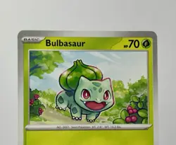 Bulbasaur STAMPED (LP) Regular Scarlet & Violet: My First Battle 2023 Pokemon - Image 4