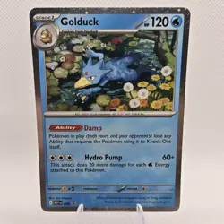 Pokemon TCG Mega Evolution Golduck 008 Black Star Promo Holo English NM - Image 1
