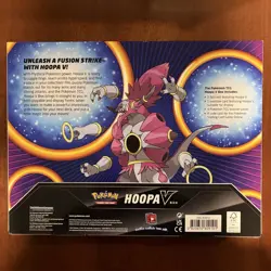 Pokemon TCG: Hoopa V Box New Sealed (2 Fusion Strike, 1 Evolving Skies, 1 Vivid) - Image 2
