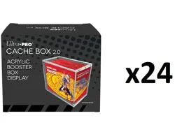 Ultra Pro Cache Box 2.0 Acrylic Display for POKEMON Booster Box CASE of 24 NEW! - Image 1