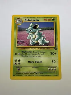 Nidoqueen 23/64 1999-2000 Vintage WoTC Pokemon Card TCG Jungle Rare LP - Image 1