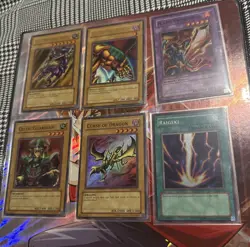 Yugioh - 6 Legend Of Blue Eyes White Dragon Foil Cards - Image 1