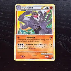 Machamp 26/102 Pokemon Triumphant HS Regular Rare Card MP - Image 1