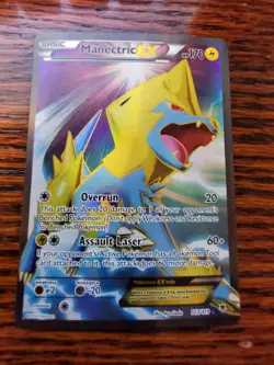 Manectric EX 113/119 LP Holo Rare Full Art Phantom Forces Pokemon Card - Image 1