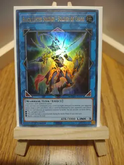 Yu-Gi-Oh Card Black Luster Soldier - Soldier of Chaos MAMA-EN073 Ultra Rare 1st - Image 1