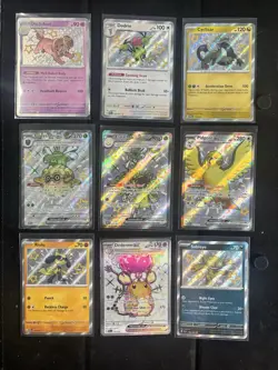 Pokemon Paldean Fates Shiny 9 Card Lot Super Mint - Image 1