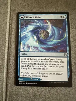 MTG Silundi Vision Zendikar Rising (ZNR) Uncommon Magic Card #080/280 Unplayed - Image 1