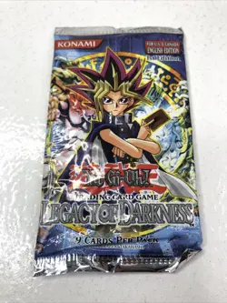 Yu-Gi-Oh HEAVY Legacy of Darkness 1st Edition Booster Pack SEALED NEW Cards TCG - Image 2