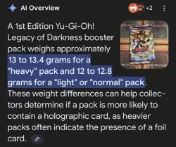 Yu-Gi-Oh HEAVY Legacy of Darkness 1st Edition Booster Pack SEALED NEW Cards TCG - Image 4
