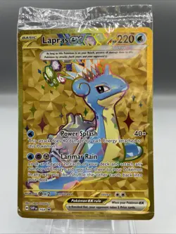 Lapras ex 164 Sv: Scarlet & Violet Promo Holo, Pokemon Card NM SEALED! - Image 1