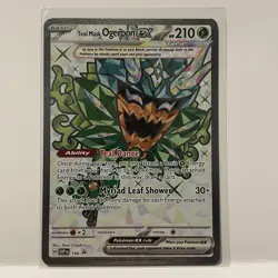 Teal Mask Ogerpon EX 166 Scarlet & Violet Black Black Star Promo Card Holo - Image 1