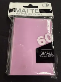 Ultra PRO Pro-Matte SMALL PINK 60ct - 62×89mm Japanese Size Card Sleeves - Image 1