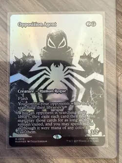 Opposition Agent - Foil - Borderless M MTG Marvel Universe M/NM, English M 0019 - Image 1