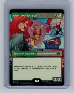 Magic the Gathering - Mary Jane Watson (Borderless) (SPM) (FOIL) #229 - Image 1