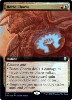 MTG Boros Charm (Extended Art) (687) | NM Foil | Commander Legends {CMR} - Image 2