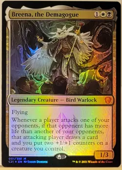 Breena, the Demagogue (Display Commander) - Commander 2021 Foil - Image 1