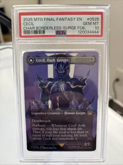Cecil, Dark Knight Borderless Surge Foil 525 Graded 10 PSA - Image 1
