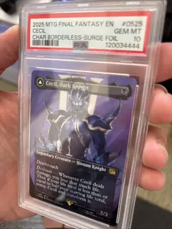 Cecil, Dark Knight Borderless Surge Foil 525 Graded 10 PSA - Image 4