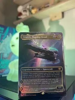 MTG Magic the Gathering Inspirit, Flagship Vessel Commander Pre-Con Deck Only - Image 1