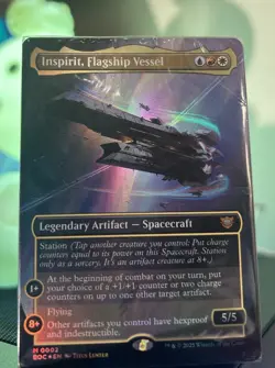 MTG Magic the Gathering Inspirit, Flagship Vessel Commander Pre-Con Deck Only - Image 2