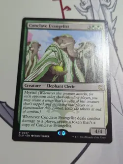 MTG Conclave Evangelist Ravnica: Clue Edition 0027 Regular Rare - Image 1