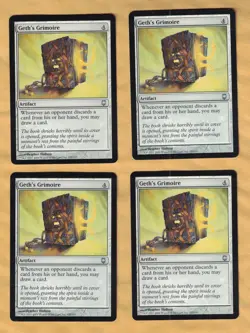 4x Geth's Grimoire (Darksteel, Uncommon, English, 2004) MTG 4 - Image 1