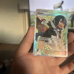 Pokemon TCG Zinnia Near Mint Dragon Majesty 70/70 Holo Ultra Rare Hyper Texture - Image 5