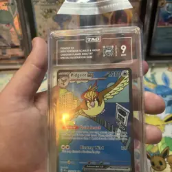 Pokemon Pidgeot EX 225/197 Obsidian Flames SIR Graded TAG 9 Mint - Image 2