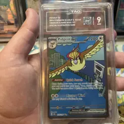 Pokemon Pidgeot EX 225/197 Obsidian Flames SIR Graded TAG 9 Mint - Image 3
