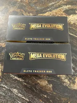 Pokemon Mega Evolution Elite Trainer Box ETB Set of 2 New Sealed - Image 2
