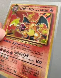 Japanese Charizard 1996 Original Base Set #6 Raw Holo Pokemon - Image 4