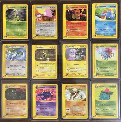 Pokemon TCG Vintage Expedition Complete Common & Uncommon Set - Near Mint - Image 1