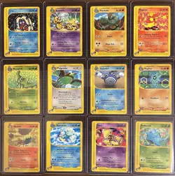 Pokemon TCG Vintage Expedition Complete Common & Uncommon Set - Near Mint - Image 3