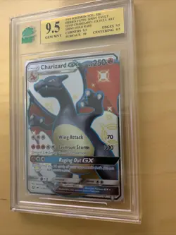 MNT 9.5 XY Charizard Hidden Fates Shiny SV49 Holo PSA BGS Becket Pokemon - Image 3