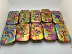 *EMPTY* Pokemon 151 Mini Tin Set - Including ART and COINS. NO PACKS! - Image 2
