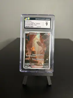 Charmander Illustration Rare CGC 9 💎 168/151 Scarlet & Violet 151 Pokemon 2023 - Image 1