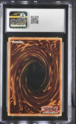 Yugioh CGC 8.5 FADED ERROR Kazejin MRD-026 Super Rare MISPRINT - Image 2
