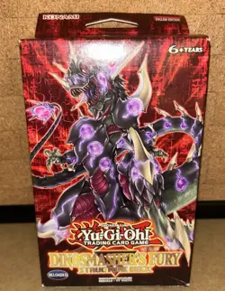 YUGIOH UNLIMITED DINOSMASHER'S FURY STRUCTURE DECK FACTORY SEALED - Image 1